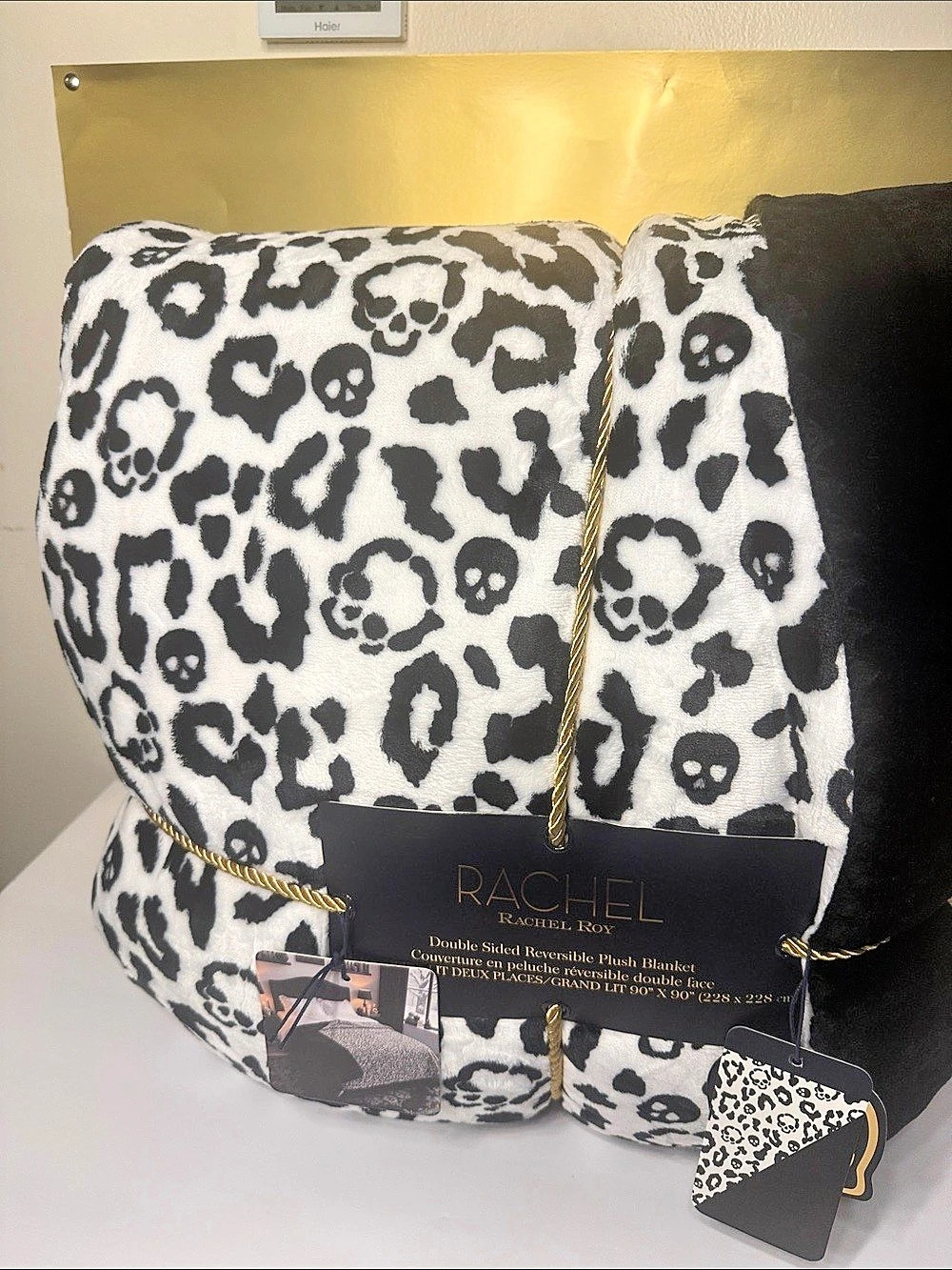 Rachel Zoe Leopard Print Tote NWT in White & Black